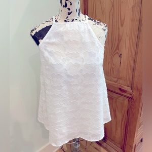 Alya embroidered and lined tank top, size S